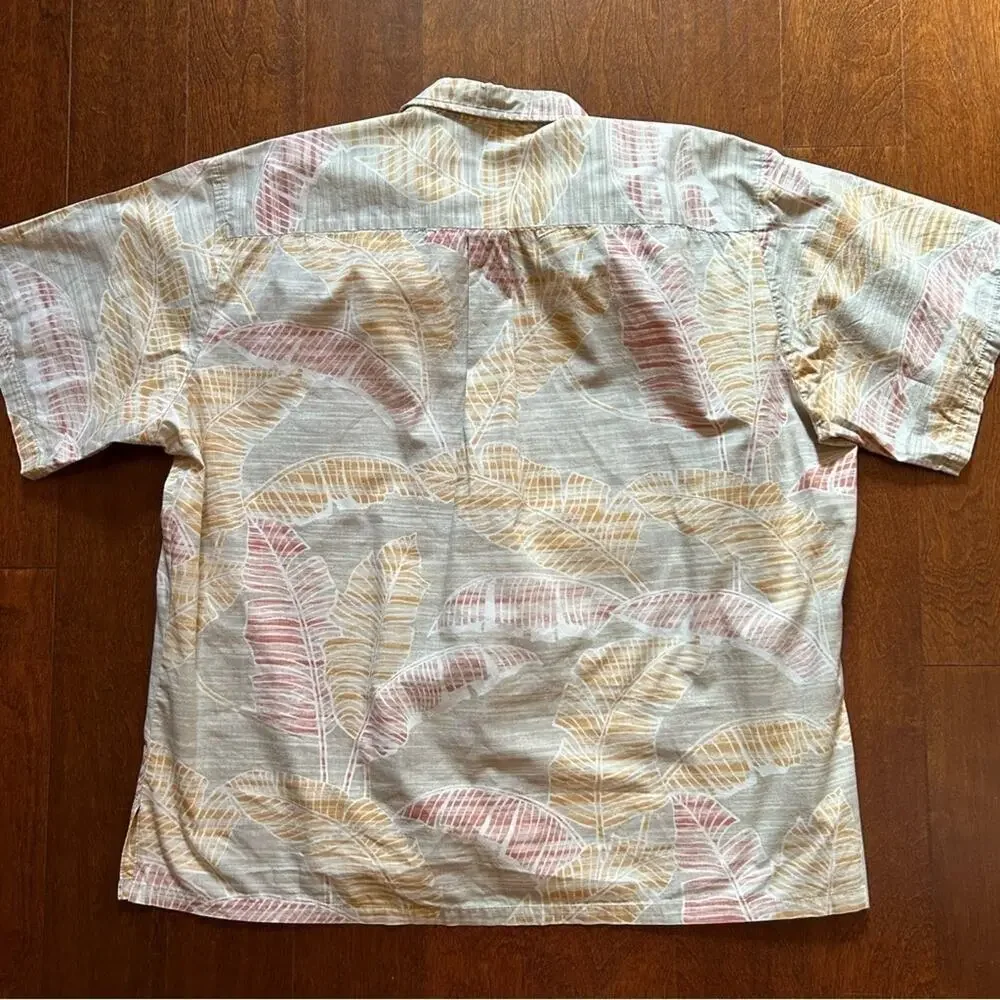 Cooke Street Honolulu Reverse Print Short Sleeve Button Down Shirt, Size 3XL